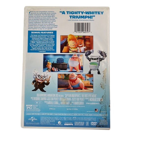 Diary Of A Wimpy Kid Rodrick Rules Captain Underpants First Epic Movie DVD Lot - Picture 10 of 12